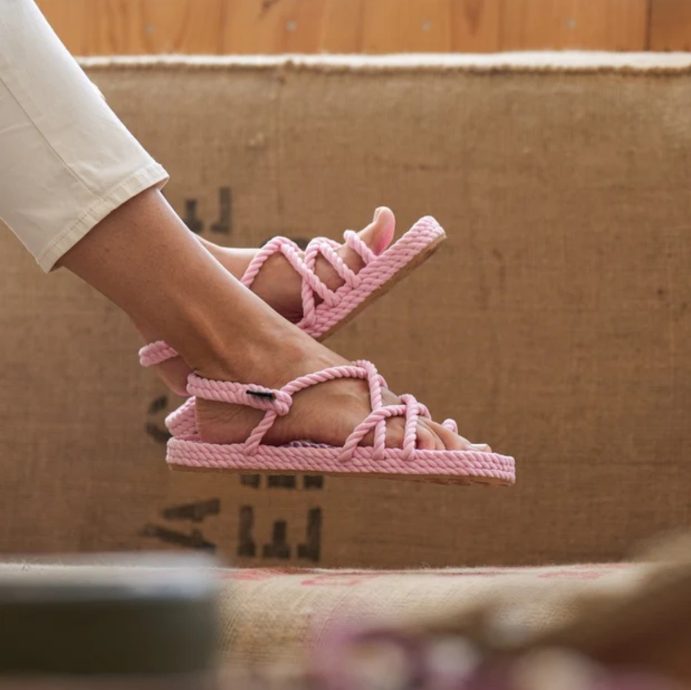 NOMADIC STATE OF MIND Women's Mykonos Rope Sandals US 6 Size